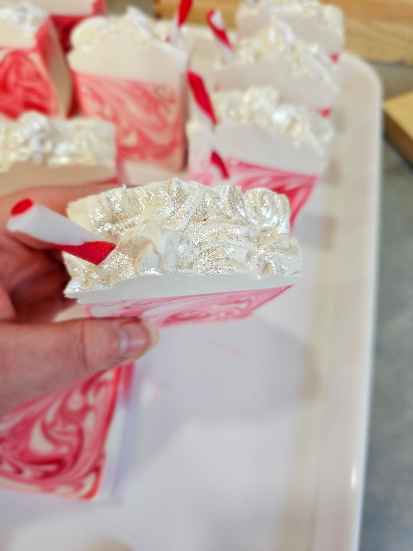 Mint Swirl Handcrafted Soap