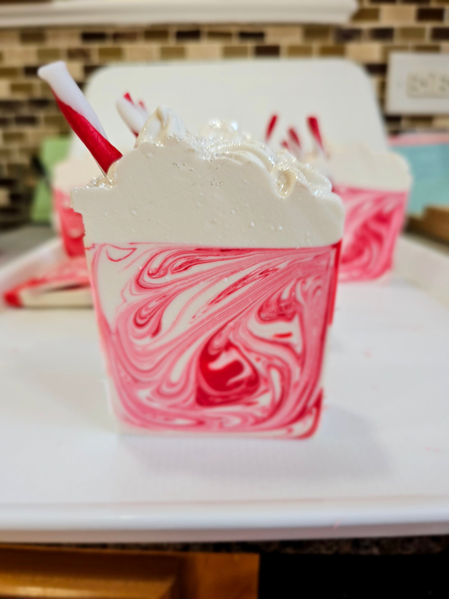 Mint Swirl Handcrafted Soap