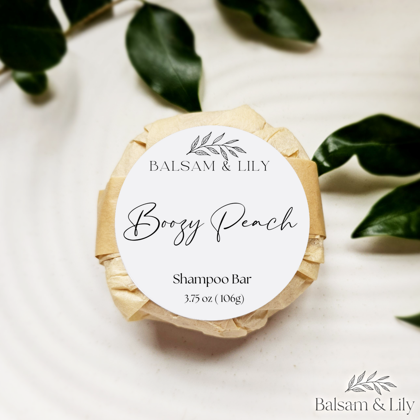 Boozy Peach Shampoo & Conditioner Bars - Zero Waste