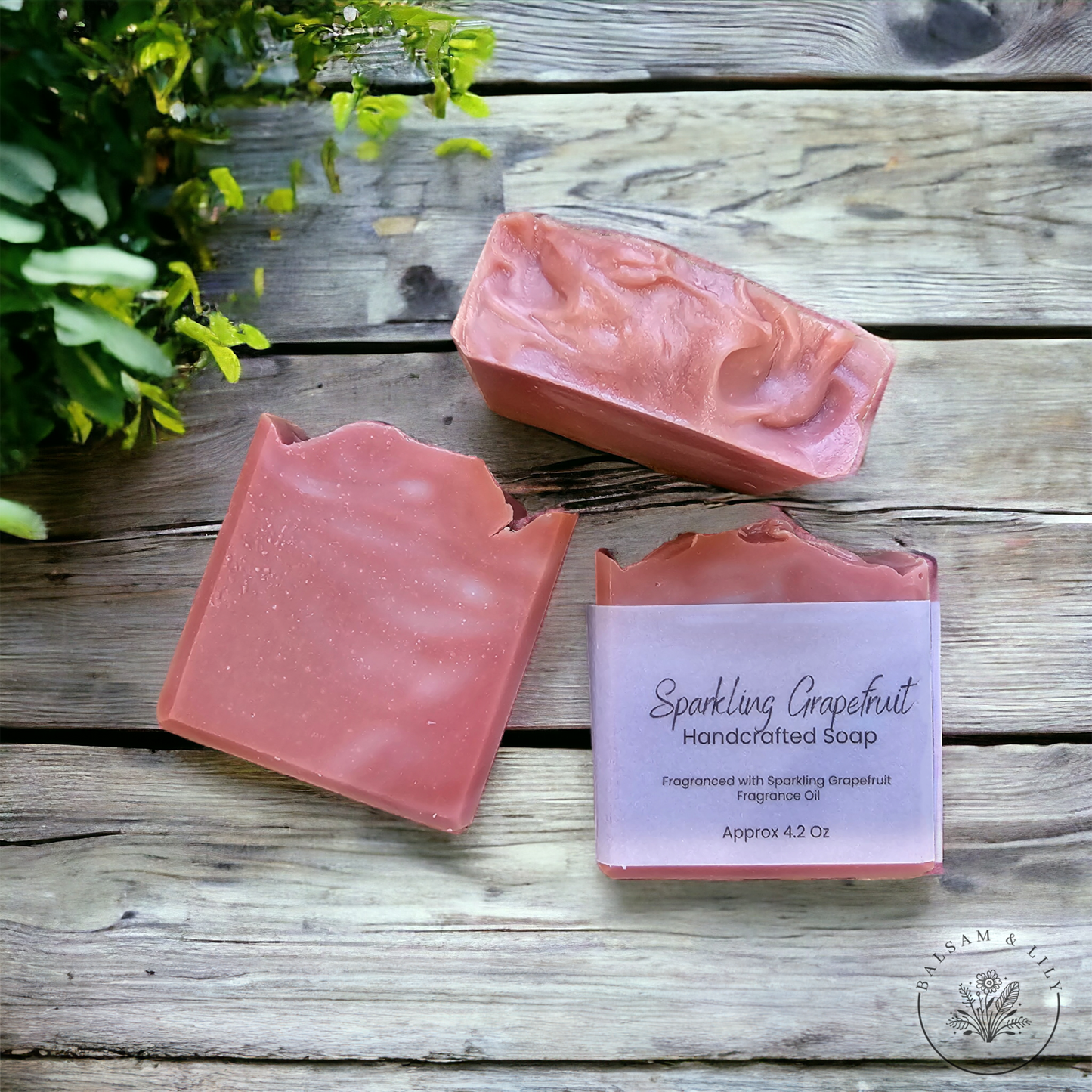 Sparkling Grapefruit Handcrafted Soap