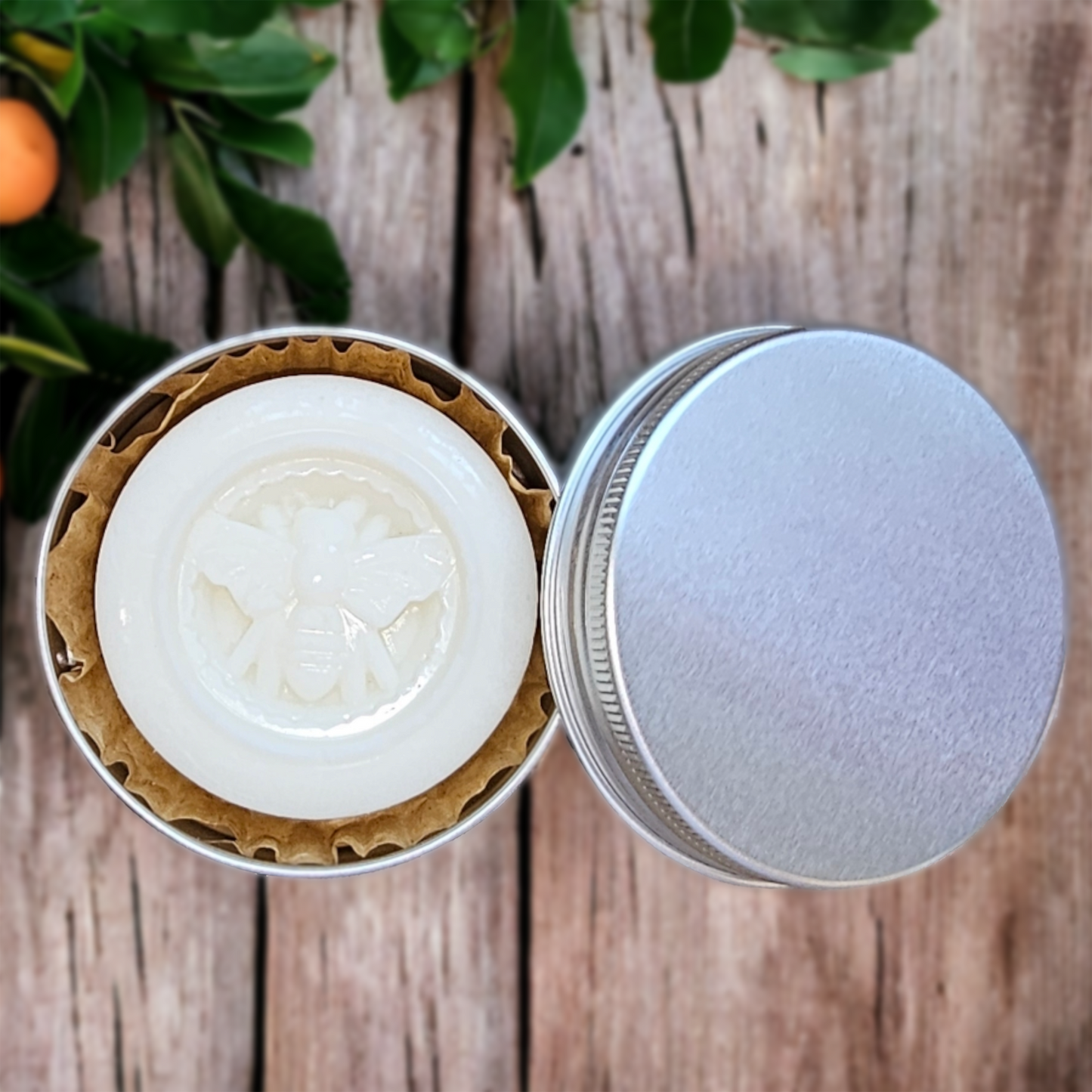 White Apricot-Handcrafted Solid Lotion Bar