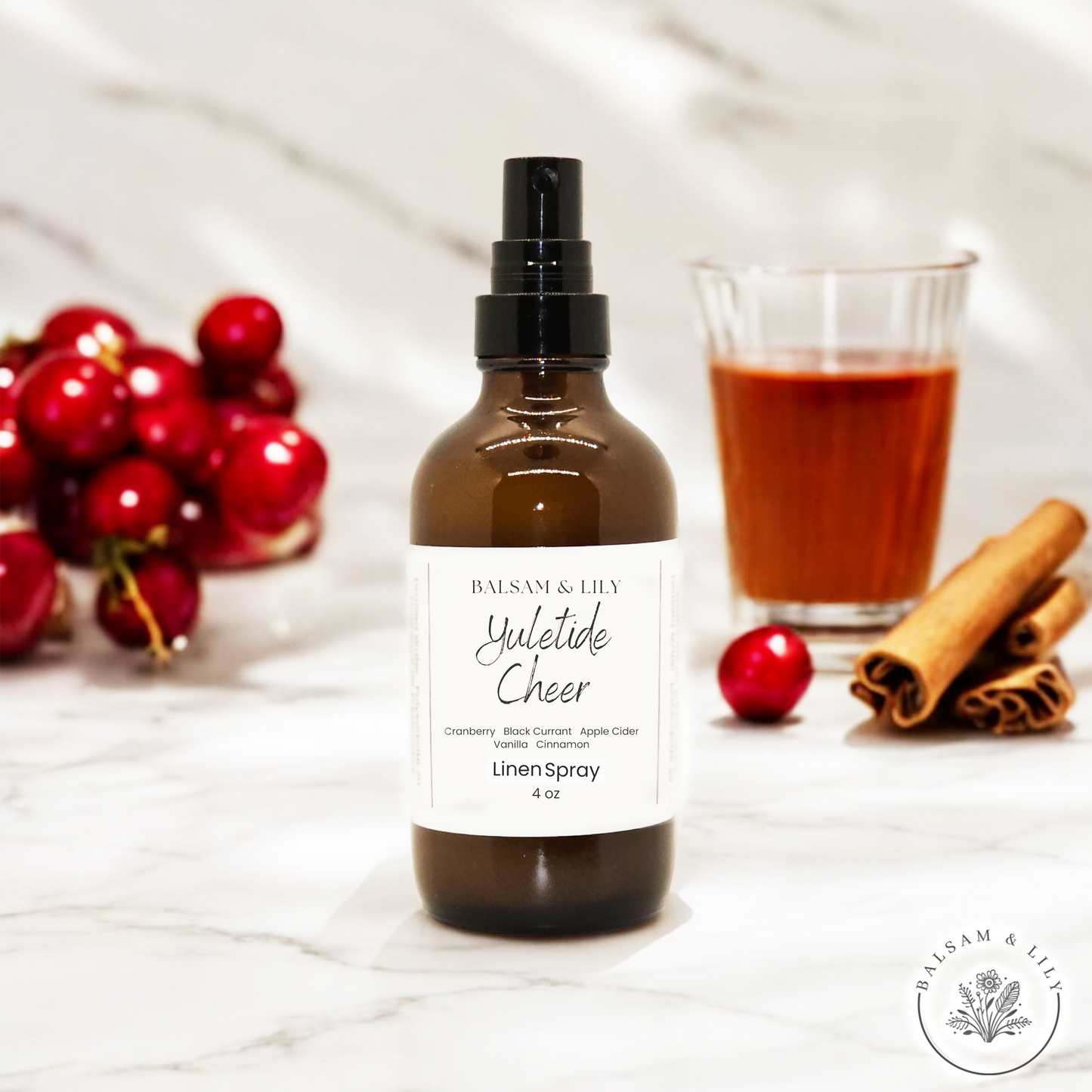 Yuletide Cheer Linen/Room Spray - Holiday, Autumn