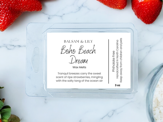 Boho Beach Dream Wax Melts - Unisex, Clean
