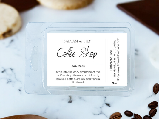 Coffee Shop Wax Melts - Unisex, Gourmand