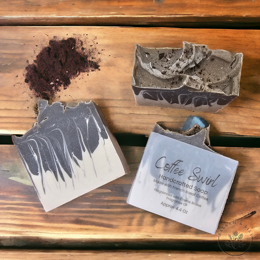 Coffee Swirl Handcrafted Soap