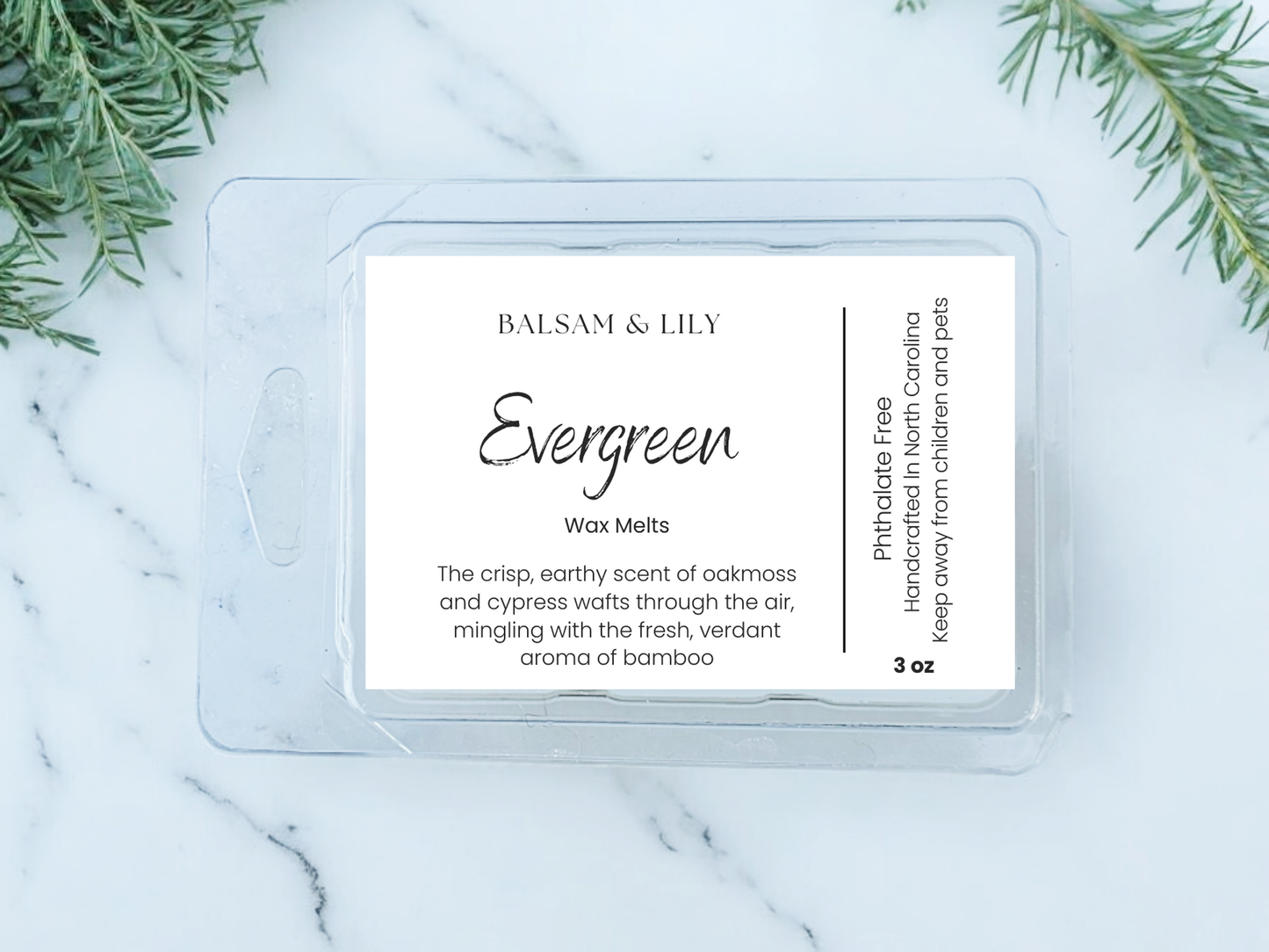 Evergreen Wax Melts - Unisex, Earthy