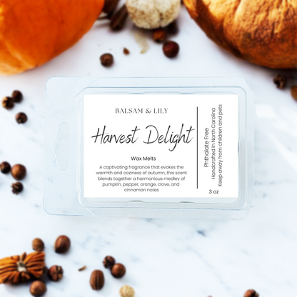 Harvest Delight Wax Melts - Holiday, Autumn