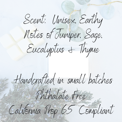 Juniper Eucalyptus Wax Melts - Unisex, Earthy