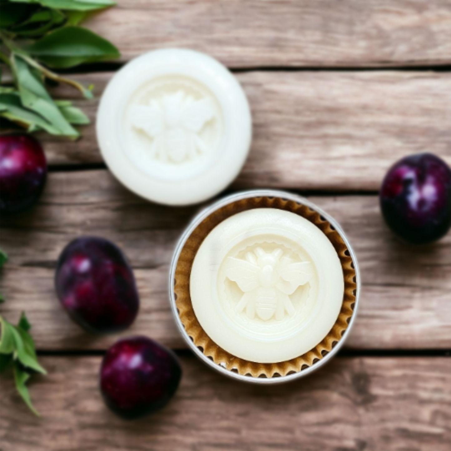 Plum Blossom - Handcrafted Solid Lotion Bar