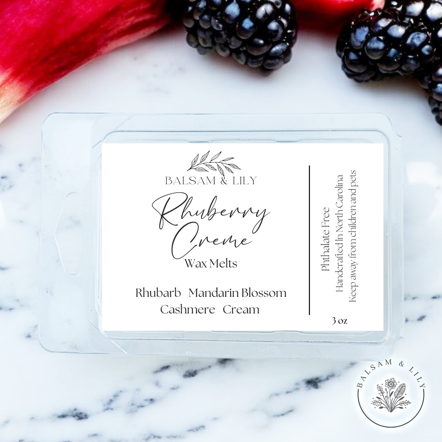 Rhuberry Creme Wax Melts - Unisex, Warm & Cozy