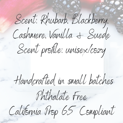 Rhuberry Creme Wax Melts - Unisex, Warm & Cozy