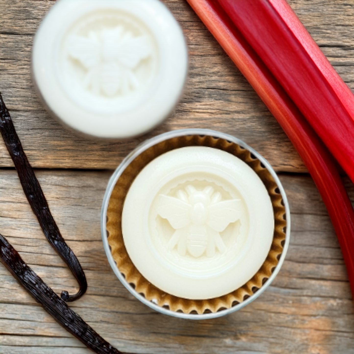 Rhuberry Creme - Handcrafted Solid Lotion Bar