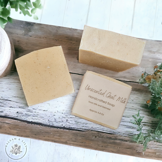 Goat Milk Unscented Handcrafted Soap